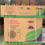 کولر گازی جنرال شکار مدل GNRR-24ZZ-O دارای پنل سفید رنگ Zhyanmarket.com