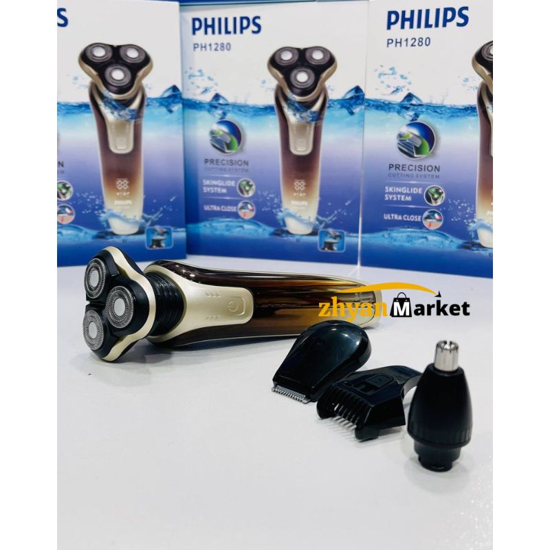 ریش تراش سه کاره فیلیپس مدل PH-1280 با کیفیت ساخت عالی Zhyanmarket.com